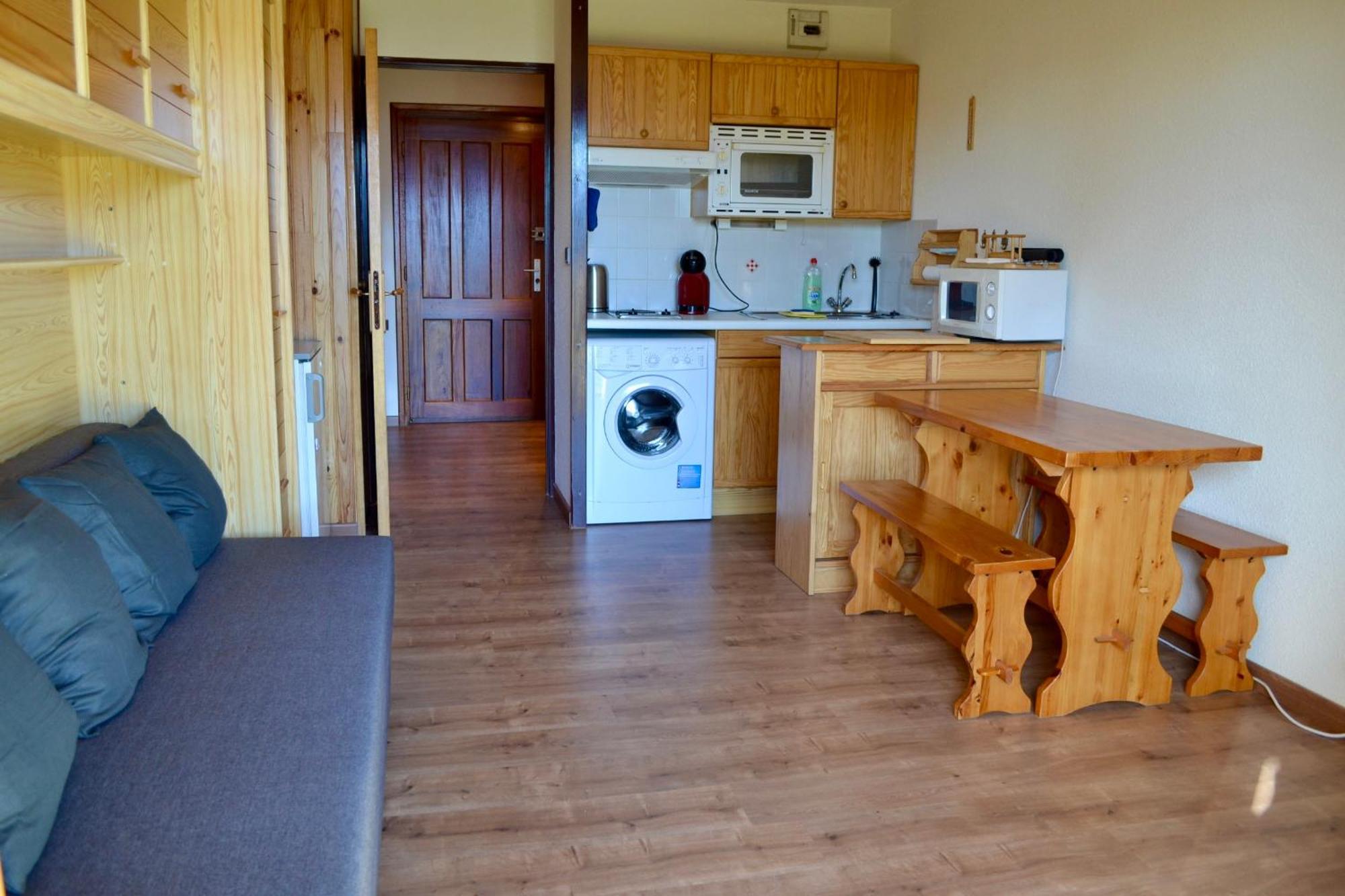 Studio Cabine Chaleureux A Pyrenees 2000 - Wifi Et Parking Prive Bolquere ภายนอก รูปภาพ